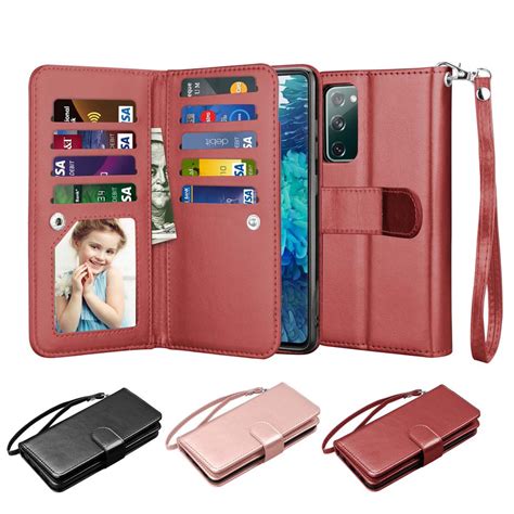 Galaxy S20 Fe 5g Wallet Case Galaxy S20 Fan Editon Cover Njjex Luxury Pu Leather 9 Card Slots