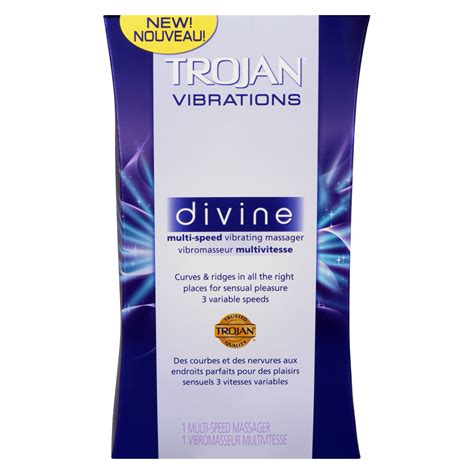 Trojan Vibrations Divine Multi Speed Vibrating Massager Weshine Ca Health And Beauty