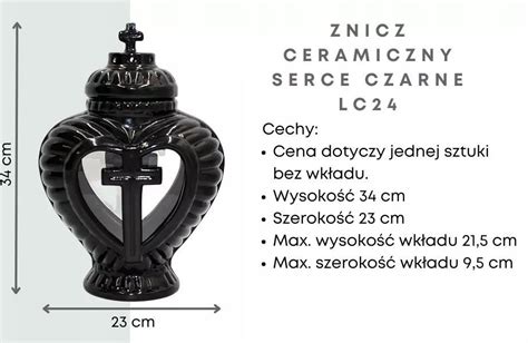 Znicz Ceramiczny Serce Lc Ceny I Opinie Ceneo Pl