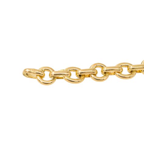 Chaumet Bracelet Maille Jaseron Or Jaune Maison ELOE