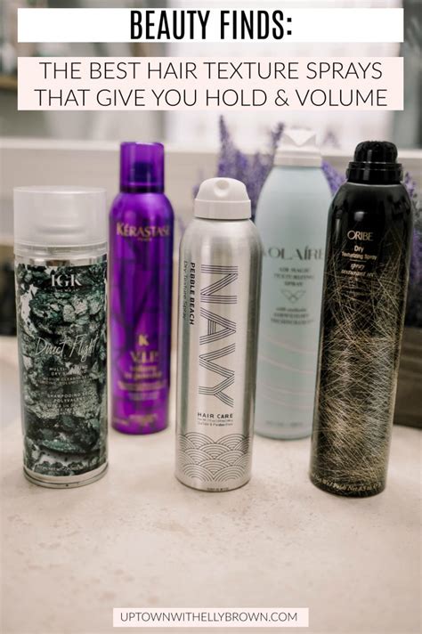 5 Of My Favorite Hair Texture Sprays Uptown With Elly Brown