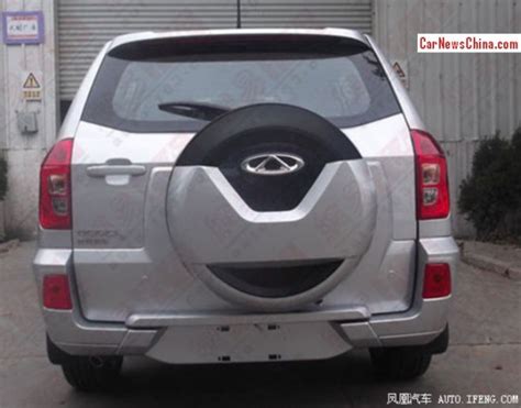 Spy Shots Facelifted Chery Tiggo Is Naked In China