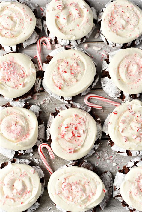 Chocolate Peppermint Candy Cane Cookies - Crazy Little Projects