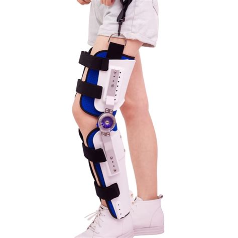 Buy WFTD Adjustable Knee Joint Fixation Brace Ankle Foot Orthosis