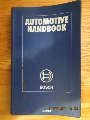 C 1986 Bosch Automotive Handbook English Edition 707 Pgs Sae Isbn 0