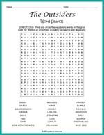 Literary Word Searches