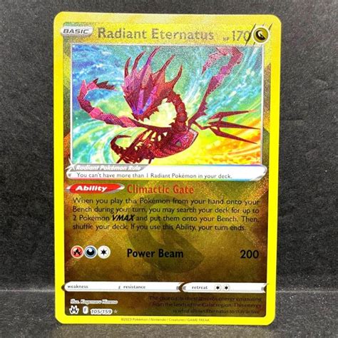 Pokemon TCG Karty Radiant Eternatus Crown Zenith Aukro