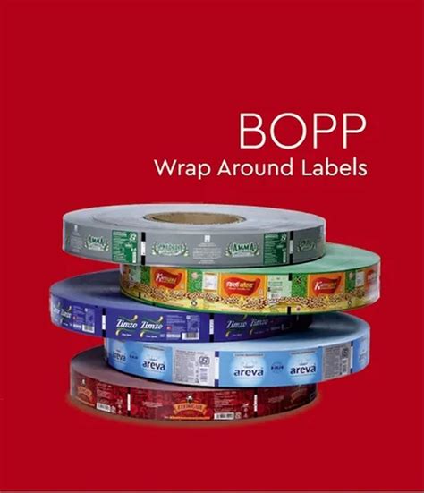 Bopp Wrap Around Labels 100 M Bopp Wrap Around Labels Manufacturer