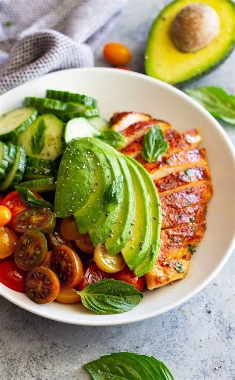 Chicken Avocado Tomato Salad Countryside Cravings