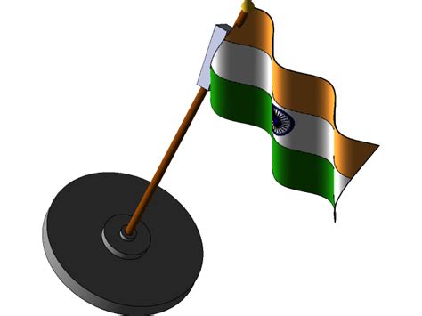 Indian Flag Animated Wallpaper 3d