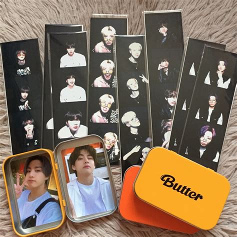 Bts Butter Weverse Filmstrip And Tin Can Photocard Pob Shopee Philippines