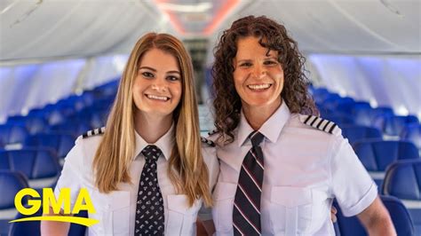 Southwests First Ever Mother Daughter Pilot Duo Takes To The Skies L