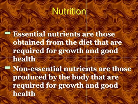 Ppt Introductory Nutrition Unit One Powerpoint Presentation Free