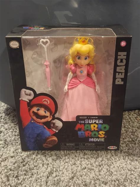 The Super Mario Bros Movie 2023 Princess Peach 5” Figure Jakks Pacific