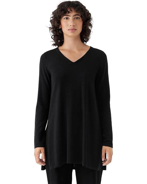 Women S Eileen Fisher V Neck Tunic Zappos