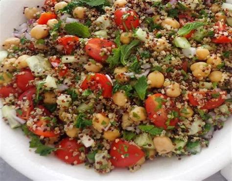 Receta de Tabulé con quinoa y garbanzos