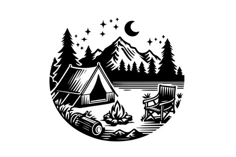 Camping SVG by Artful Assetsy on Dribbble