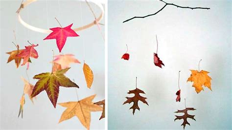 10 manualidades con hojas de otoño