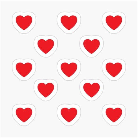 ️ Red Heart Sticker By Wow Buystore In 2023 Red Heart Stickers Red