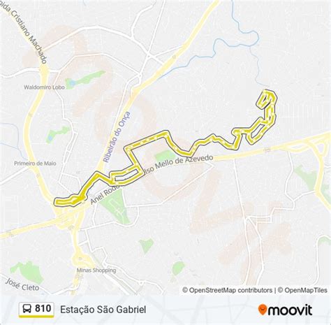 Rota Da Linha Hor Rios Paradas E Mapas Esta O S O Gabriel