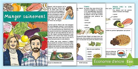 Guide Pour Une Alimentation Saine Teacher Made Twinkl