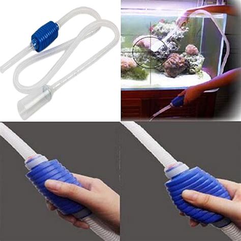 Besufy Cleaner Pump,Aquarium Clean Vacuum Water Changer Gravel Cleaner ...