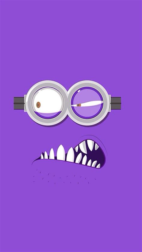 Purple Minion Iphone Wallpaper