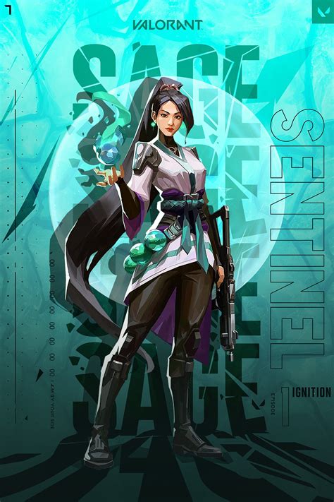 artstation valorant agent covers sage