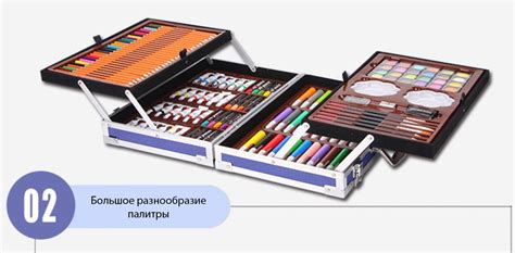 Профессиональный набор художника в чемоданчике Arts Exam: раскладной ...