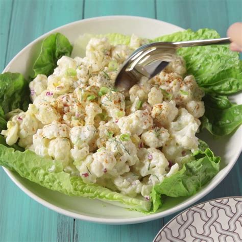 Low Carb Cauliflower Potato Salad Cooking Tv Recipes