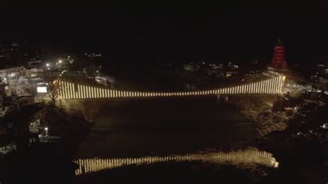 Ram Jhula Rishikesh Night 4k Drone Stock Footage Video (100% Royalty-free) 1027620980 | Shutterstock