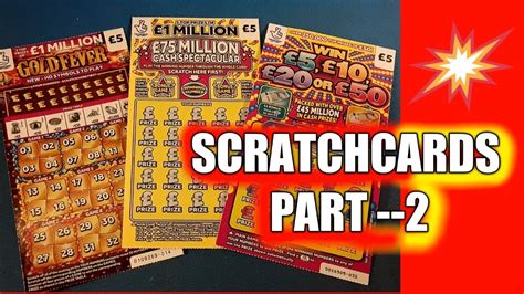 PART 2 MORE SCRATCHCARDS MORE GAMES MORE 5 SCRATCHCARDS CASH