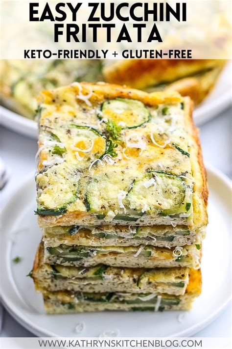 Zucchini Frittata Keto Friendly Gluten Free Low Carb Kathryn S