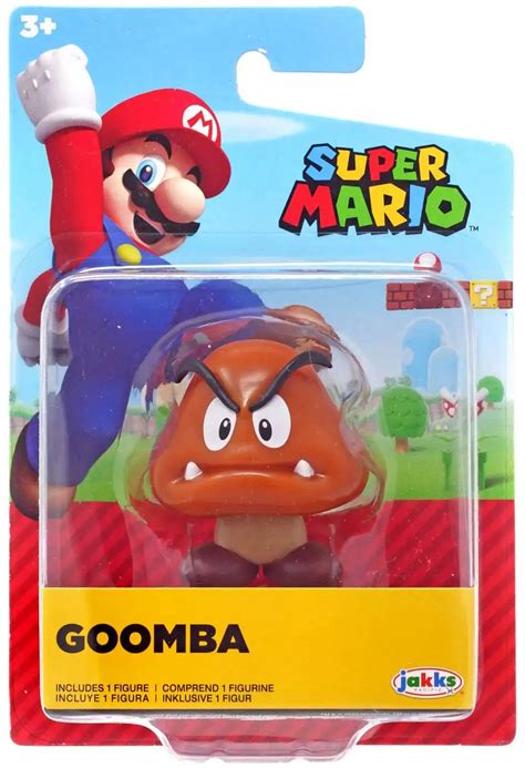 World Of Nintendo Super Mario Goomba 2 5 Mini Figure Jakks Pacific Toywiz