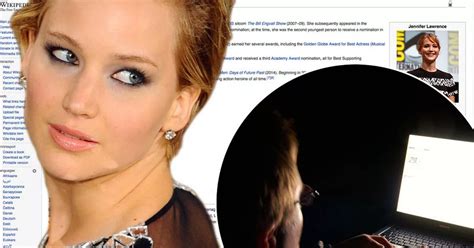 Jennifer Lawrence Nude Photos Published On Her Wikipedia Page As She Speaks Out After Hack The