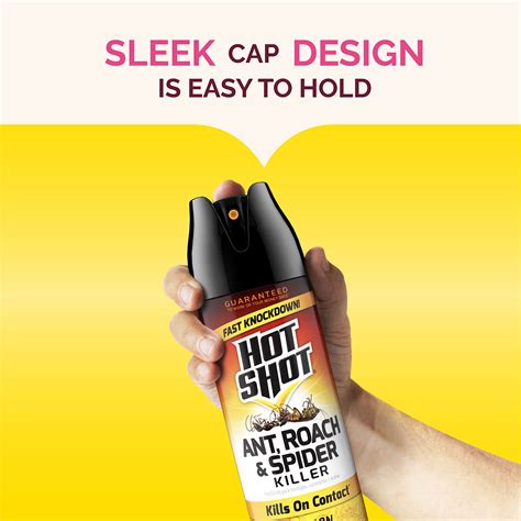 Snapklik Hot Shot Ant Roach Spider Killer Spray Kills Roaches And Listed Ants On