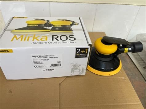 Mirka Ros650cv Random Orbital Air Sander 150mm Orbit 50mm Naxos