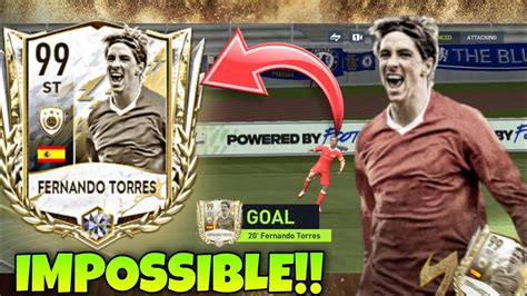 IMPOSSIBLE FERNANDO TORRES FIFA MOBILE 22 FERNANDO TORRES 99 RATED