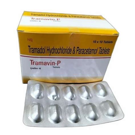 Tramadol Hydrochloride Paracetamol Tablets At Rs 140 Strip