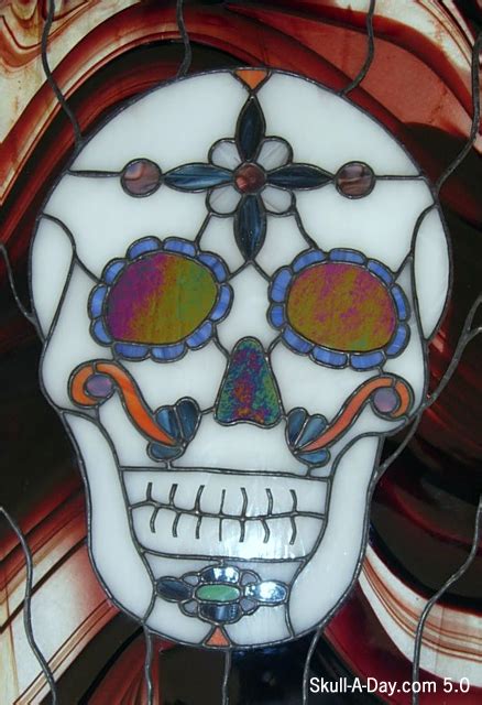 Stained Glass Sugar Skull