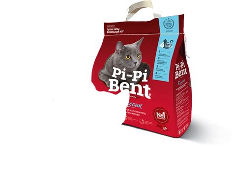 Pi-Pi Bent® - наполнитель для кошачьих туалетов