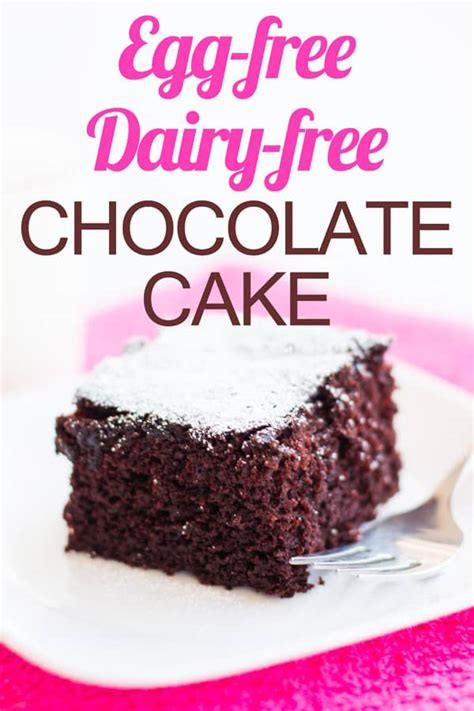 Egg-free, Dairy-free Chocolate Cake - Belle of the Kitchen