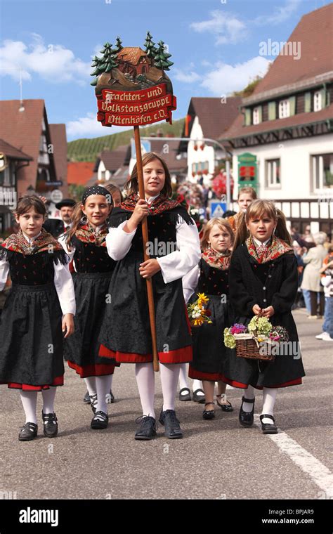 Wine and harvest festival, Sasbachwalden, Baden-Wurttemberg, Germany ...