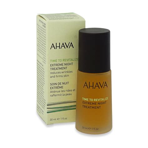 Ahava Time to Revitalize Extreme Night Treatment Cream, 1 fl oz ...