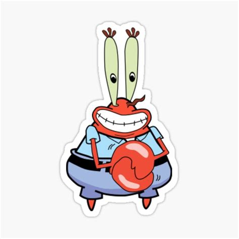 Oh Yeah Mr Krabs Sticker For Sale By Redtailog Redbubble