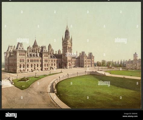 Parliament buildings, Ottawa (LOC Stock Photo - Alamy