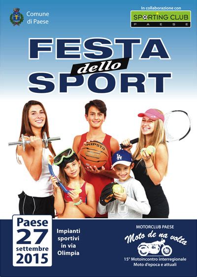 Festa Dello Sport A Paese Settembre C A I Sezione Di