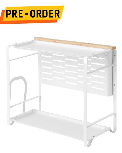 Ikea Avsteg Kitchen Countertop Organiser Bamboo White 40x21 Cm Afandee Lebanon