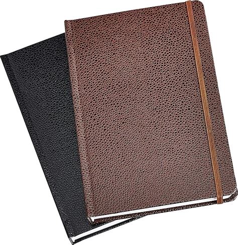 Amazon Basics Shagreen Journal 2 Pack Blackbrown Uk