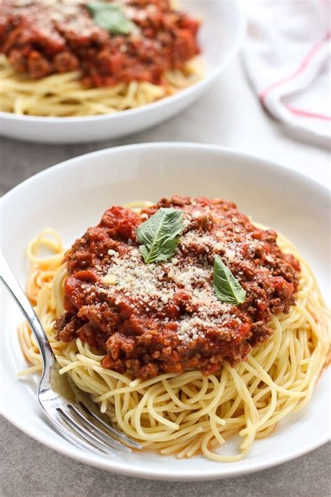 The Best Spaghetti And Meat Sauce With Red Wine Joyous Apron